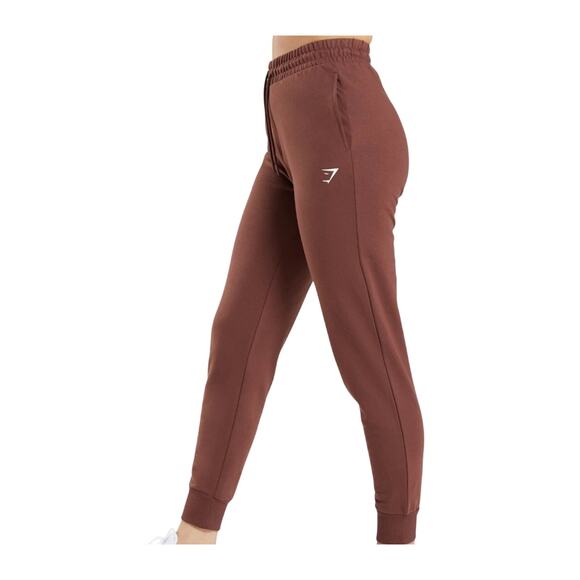 Gymshark | Training Joggers Pants High Rise Sweatpants Cherry Brown Size Medium - Picture 3 of 7